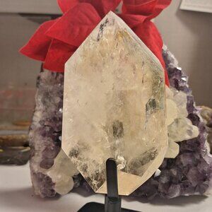 Natural Citrine  From Brazil with Custom Stand